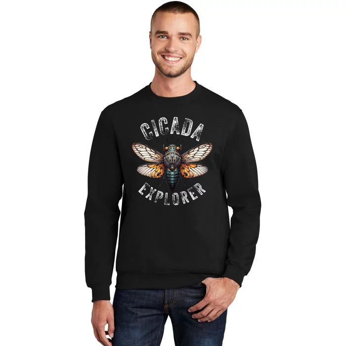 Cicada Explorer Funny Summer 2024 Insect Invasion Vintage Sweatshirt