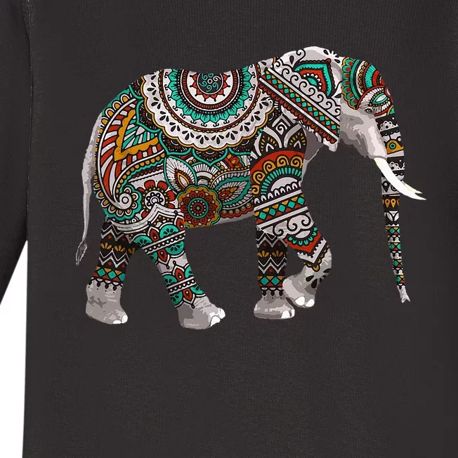 Cool Elephant For African Animal Elephant Lovers Baby Long Sleeve Bodysuit