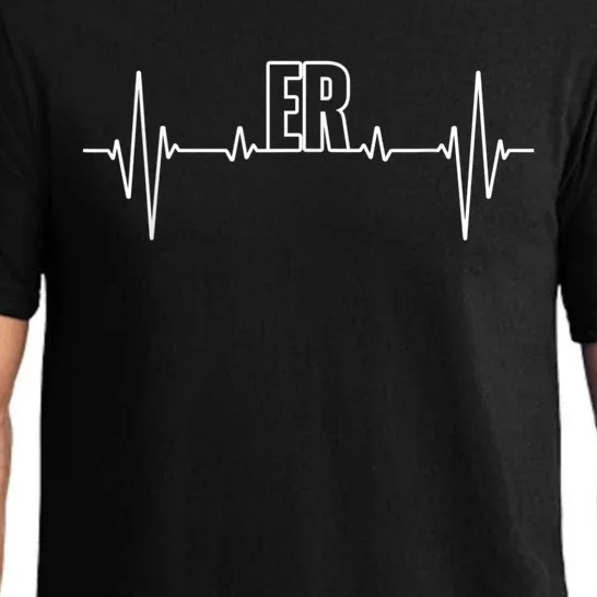 Cool ER For Men Women Emergency Room Nurse Doctor Nursing Pajama Set