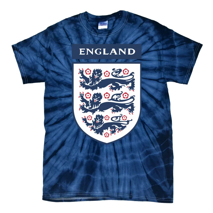 Cool England Football Badge Tie-Dye T-Shirt