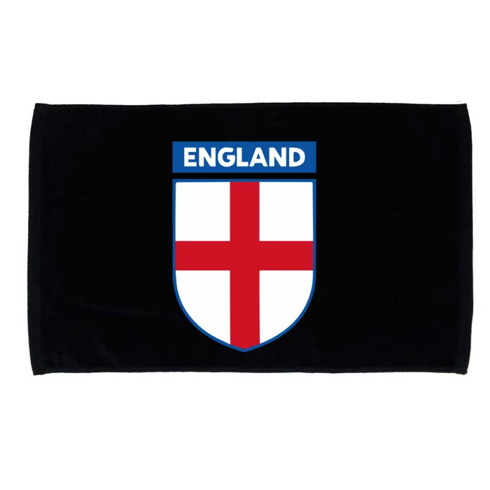 Cool England Flag Badge Microfiber Hand Towel