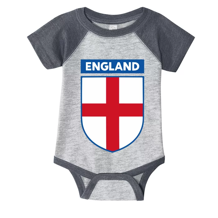 Cool England Flag Badge Infant Baby Jersey Bodysuit