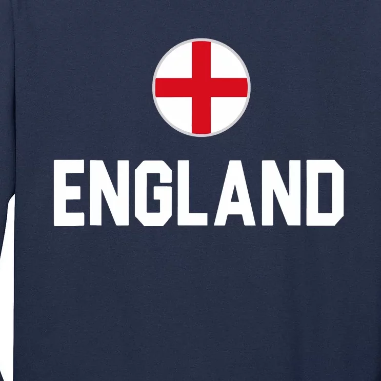 Cool England Flag Tall Long Sleeve T-Shirt