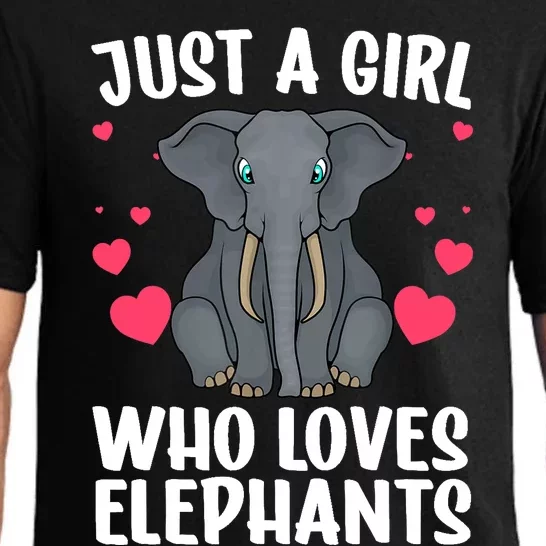 Cool Elephant For Wo Girl African Elephant Lover Zoology Pajama Set