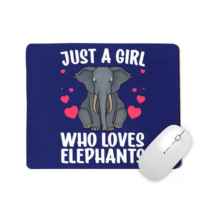 Cool Elephant For Wo Girl African Elephant Lover Zoology Mousepad