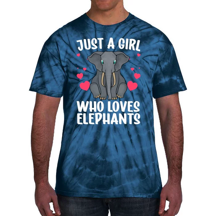 Cool Elephant For Wo Girl African Elephant Lover Zoology Tie-Dye T-Shirt