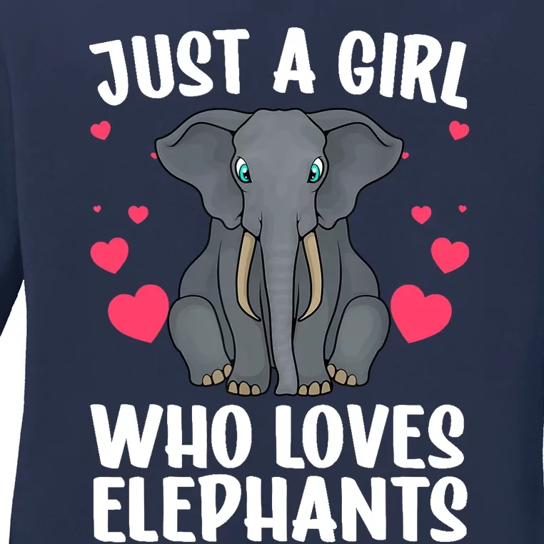 Cool Elephant For Wo Girl African Elephant Lover Zoology Ladies Long Sleeve Shirt