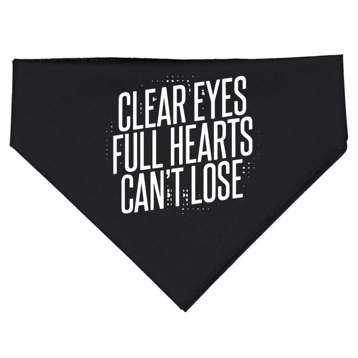 Clear Eyes Full Hearts CanT Lose USA-Made Doggie Bandana