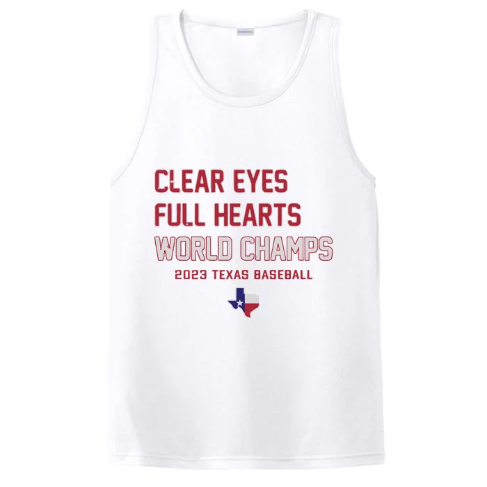 Clear Eyes Full Hearts World Champs Performance Tank