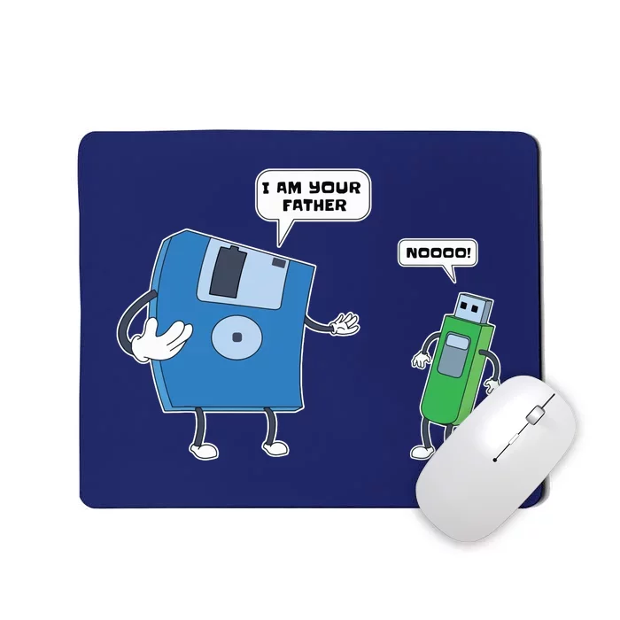 Computer Engineering Father Son Floppy Disk Engineer Mousepad