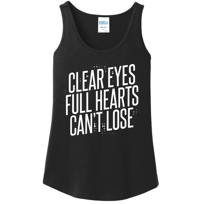 Clear Eyes Full Hearts CanT Lose Ladies Essential Tank