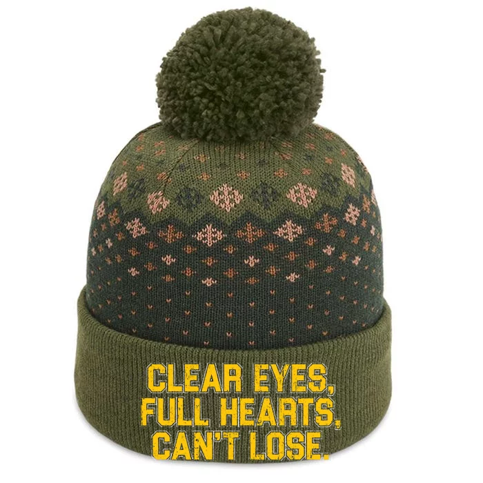 Clear Eyes Full Hearts Can&39;T Lose The Baniff Cuffed Pom Beanie