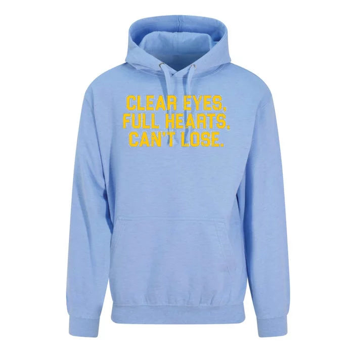 Clear Eyes Full Hearts Can&39;T Lose Unisex Surf Hoodie