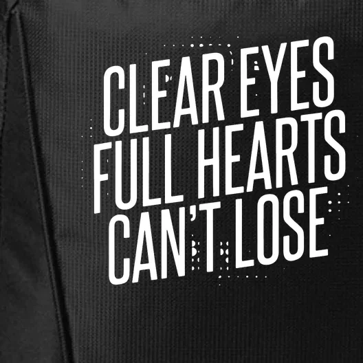 Clear Eyes Full Hearts Can't Lose City Backpack