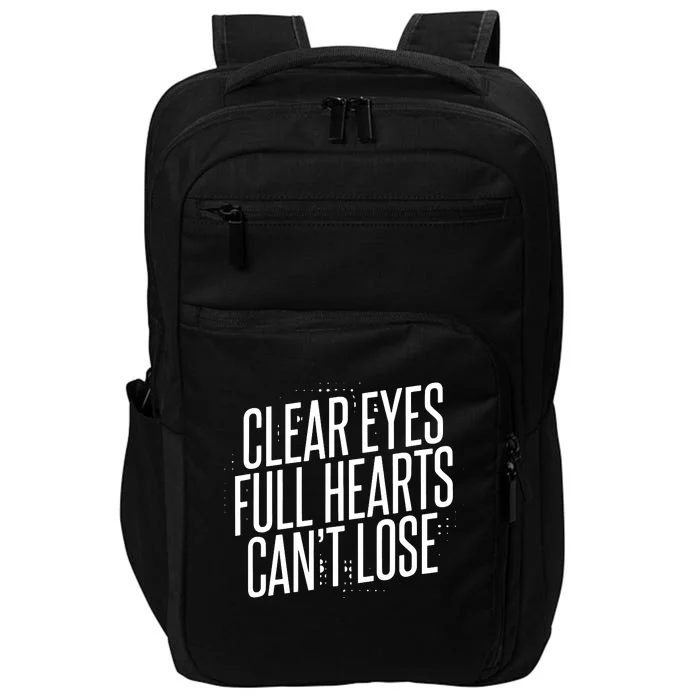 Clear Eyes Full Hearts Can't Lose Impact Tech Backpack