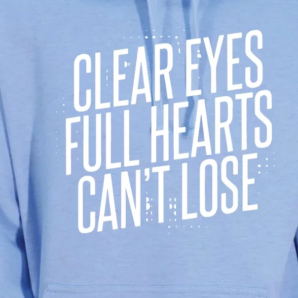 Clear Eyes Full Hearts Can't Lose Unisex Surf Hoodie