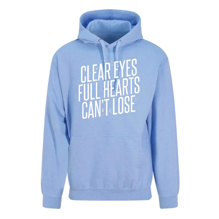 Clear Eyes Full Hearts Can't Lose Unisex Surf Hoodie