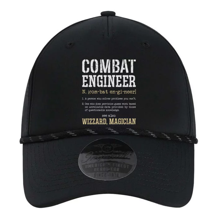 Combat Engineer Funny Engineering Dictionary Term Definition Performance The Dyno Cap