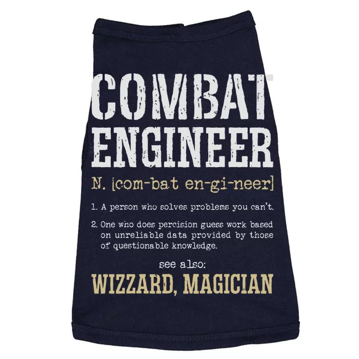 Combat Engineer Funny Engineering Dictionary Term Definition Doggie Tank