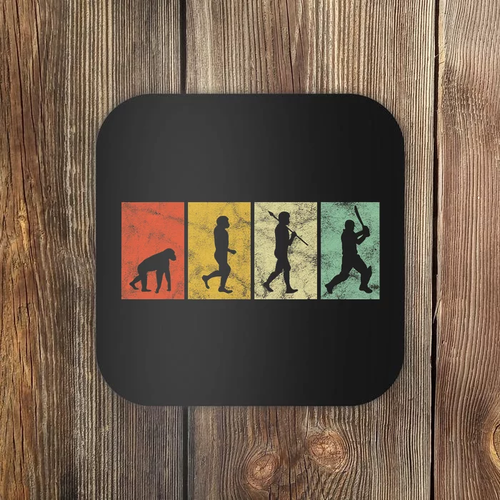 Cricket Evolution for Cricket Sports Player Funny Cricket Coaster