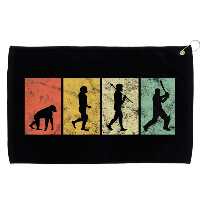 Cricket Evolution for Cricket Sports Player Funny Cricket Grommeted Golf Towel