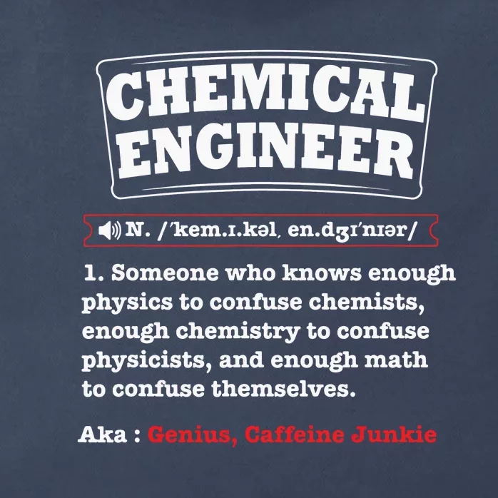 Chemical Engineer Gifts Chemical Engineer Definition Zip Tote Bag