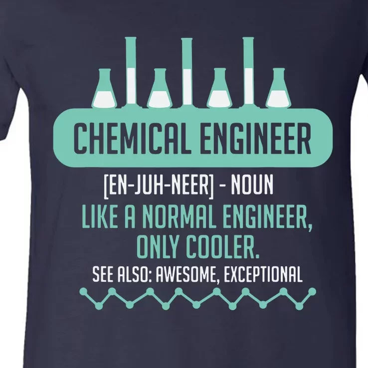 Chemical Engineering Gift For Chemical Engineer V-Neck T-Shirt