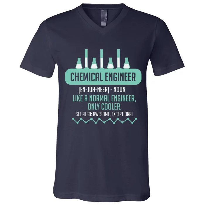 Chemical Engineering Gift For Chemical Engineer V-Neck T-Shirt