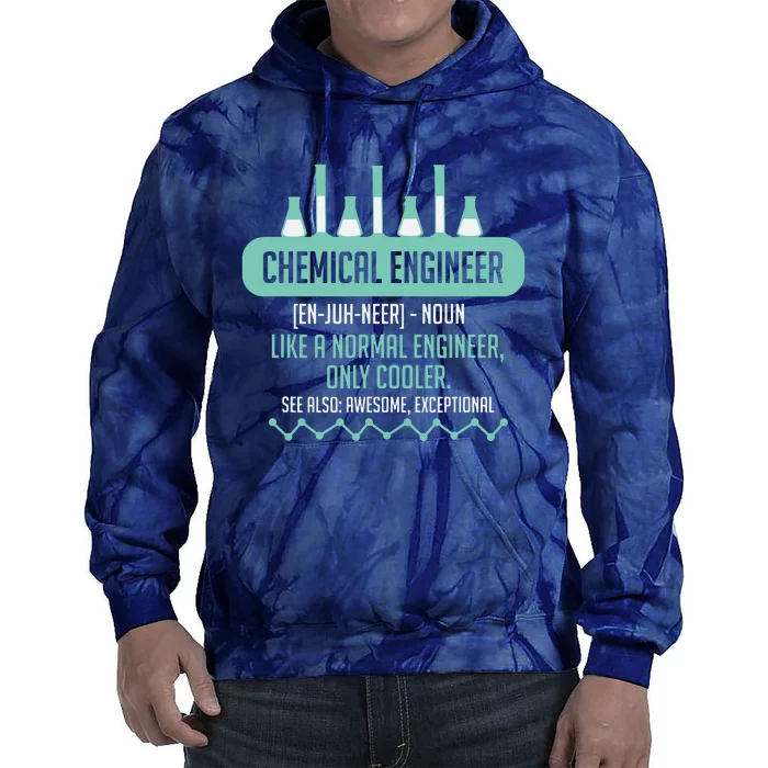 Chemical Engineering Gift For Chemical Engineer Tie Dye Hoodie