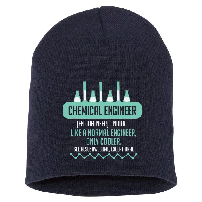 Chemical Engineering Gift For Chemical Engineer Short Acrylic Beanie