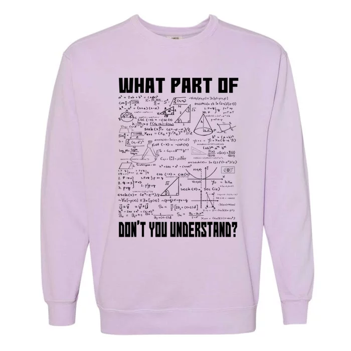 Civil Engineer Gift With An Engineering Funny Motive Garment-Dyed Sweatshirt