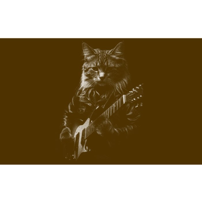 Cat Electric Guitar Bumper Sticker