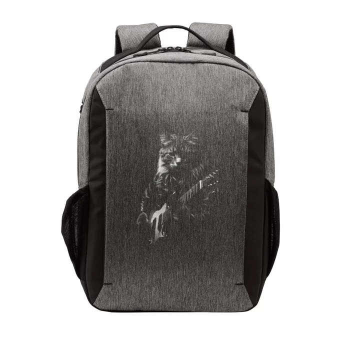 Cat Electric Guitar Vector Backpack