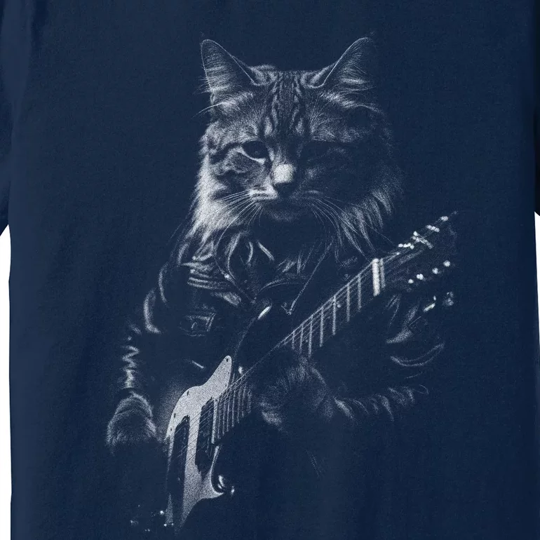 Cat Electric Guitar Premium T-Shirt