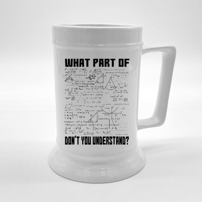 Civil Engineer Gift With An Engineering Funny Front & Back Beer Stein