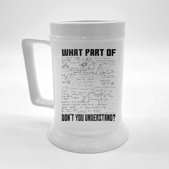 Civil Engineer Gift With An Engineering Funny Front & Back Beer Stein