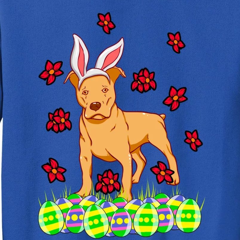 Cute Easter Gift Idea For Pit Bull Pittie Terrier Lovers Gift Tall Sweatshirt