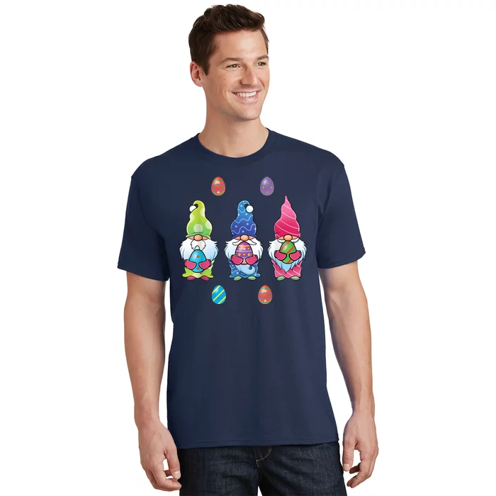 Cute Easter Gnomes Funny Colorful Easter Egg Hunting Gnome T-Shirt