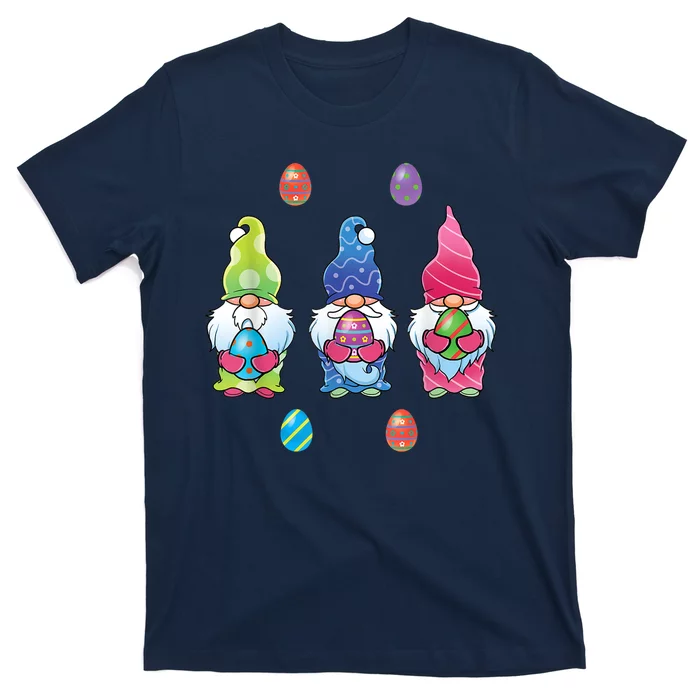 Cute Easter Gnomes Funny Colorful Easter Egg Hunting Gnome T-Shirt