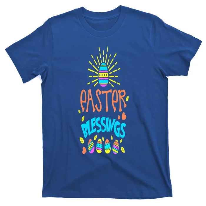 Cute Easter Graphic Decor With Pastor Blessings Gift T-Shirt