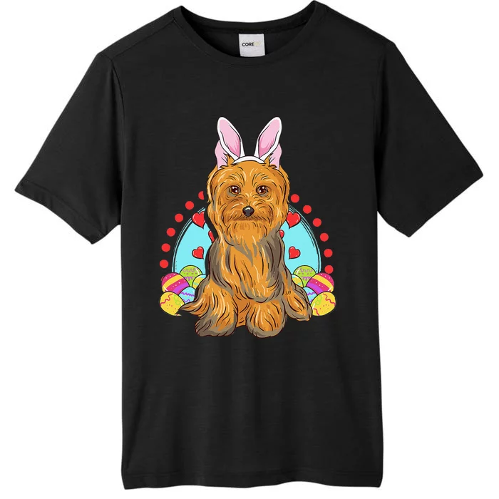 Cute Easter Gift Idea For Yorkshire Terrier Yorkie Lovers ChromaSoft Performance T-Shirt