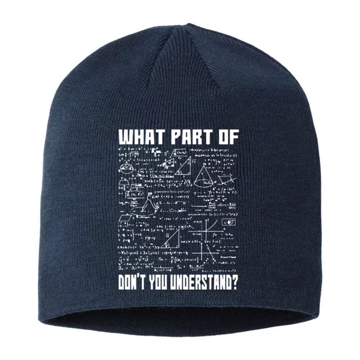 Civil Engineer Gift With An Engineering Funny Motive 8 1/2in Sustainable Knit Beanie