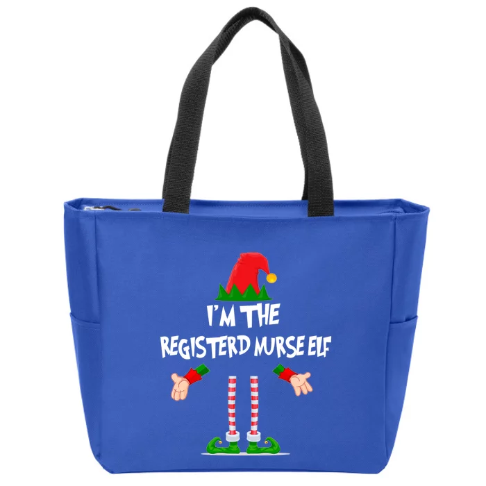 Christmas Elf Gift IM The Registered Nurse Elf Xmas Gift Cute Gift Zip Tote Bag