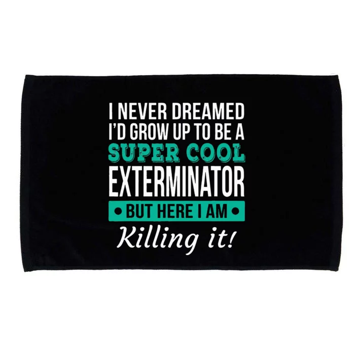 Cool Exterminator Gift Microfiber Hand Towel