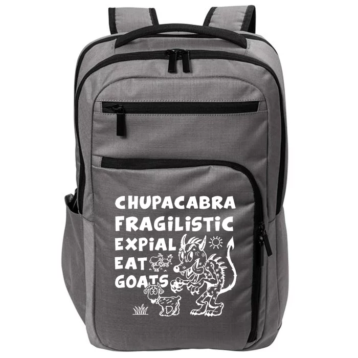 Chupacabra Eat Goats Impact Tech Backpack