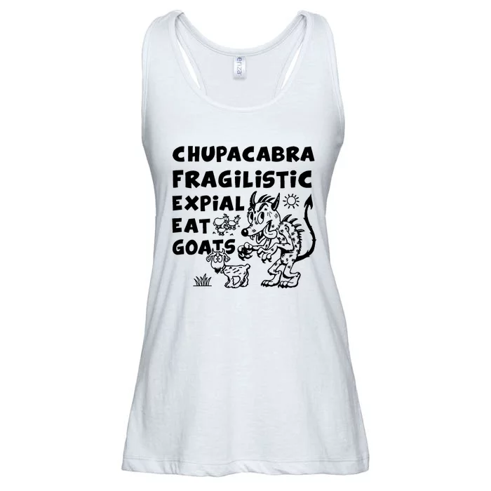 Chupacabra Eat Goats Ladies Essential Flowy Tank