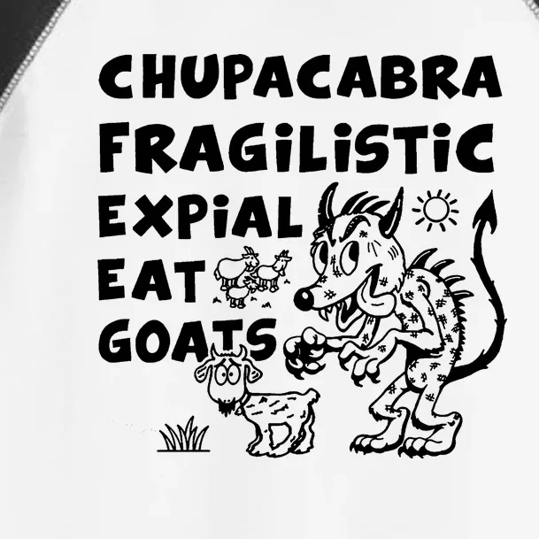 Chupacabra Eat Goats Toddler Fine Jersey T-Shirt