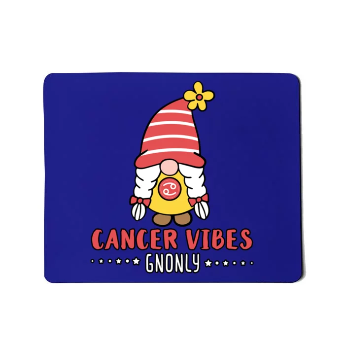 Cancer Energy Gnonly Astrology Gnome Zodiac Birth Sign Quote Gift Mousepad