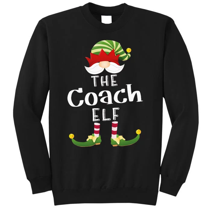 Coach Elf Group Christmas Funny Pajama Party Sweatshirt