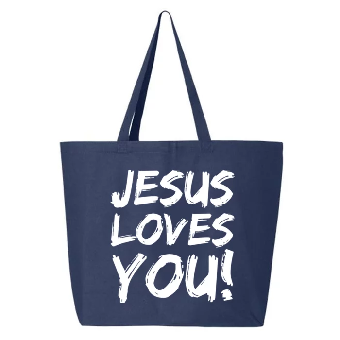 Christian Evangelism Gift Jesus Loves You! Gift 25L Jumbo Tote